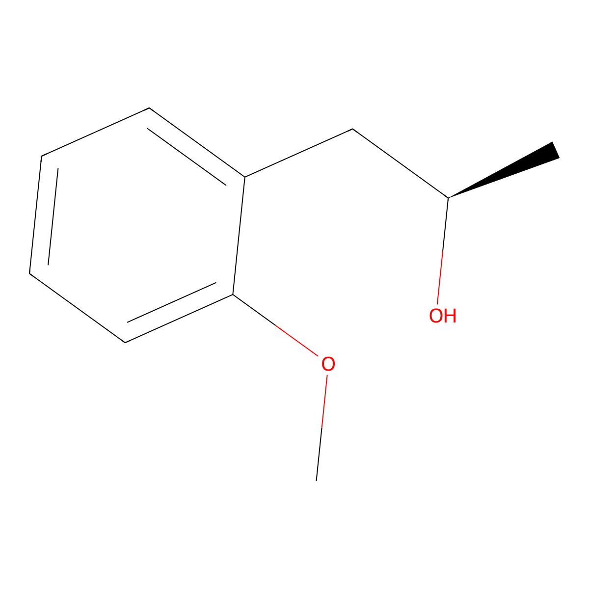 (2R)-1-(2-methoxyphenyl)propan-2-ol molecular structure, CAS 415679-38-8