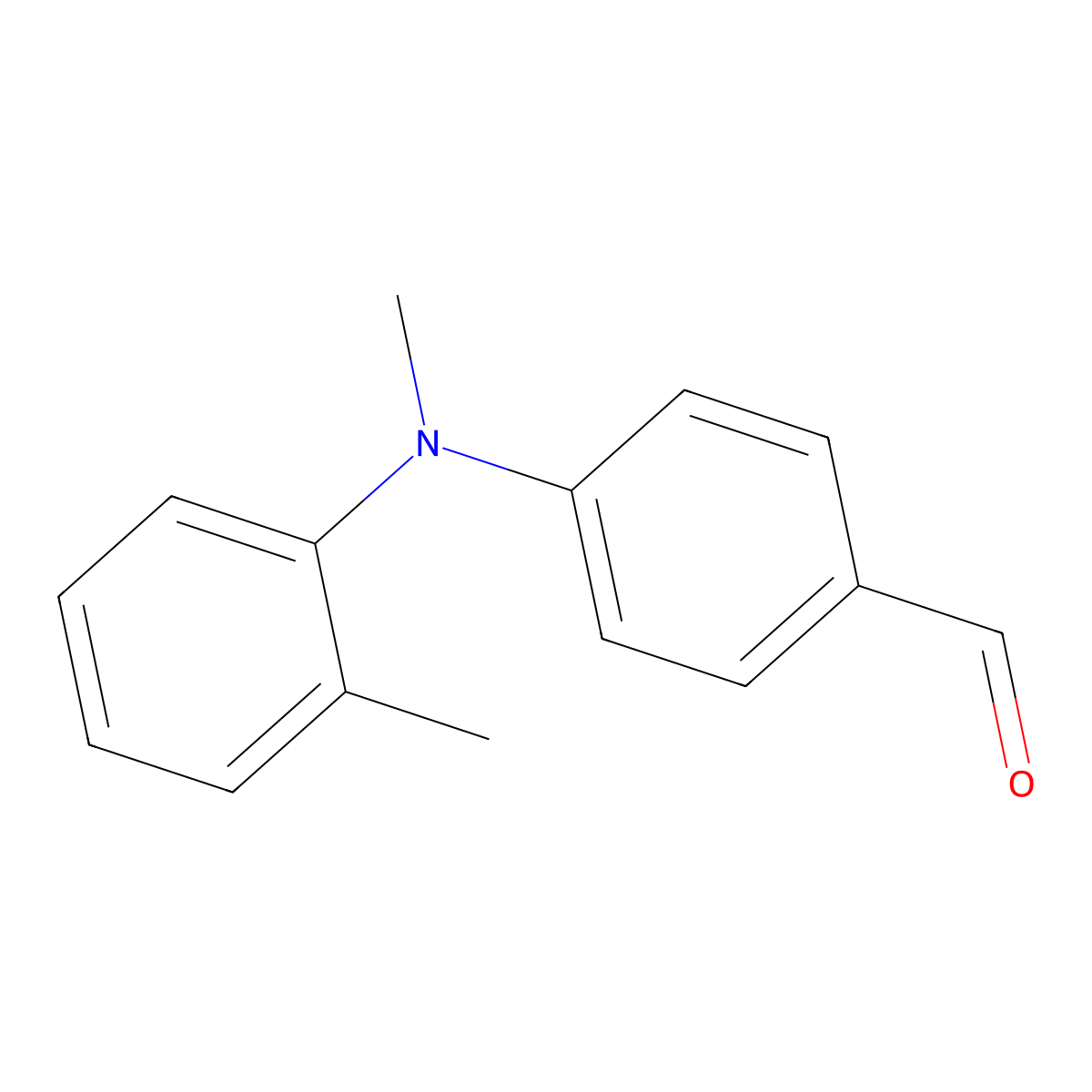 4-(Methyl(o-tolyl)amino)benzaldehyde molecular structure, CAS 41568-05-2