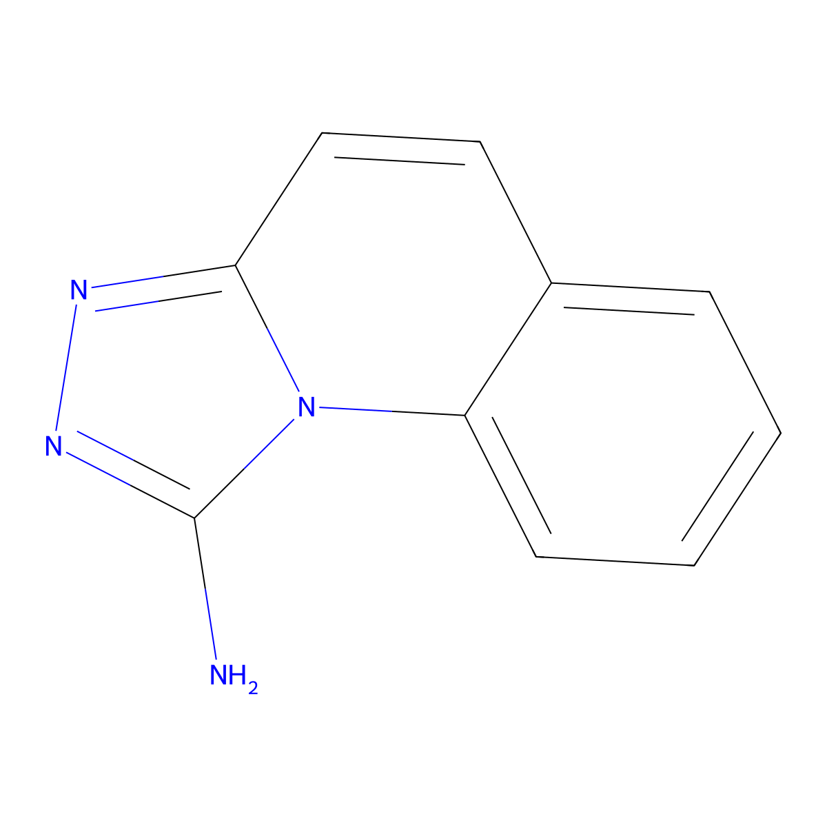 [1,2,4]Triazolo[4,3-a]quinolin-1-amine molecular structure, CAS 41569-09-9