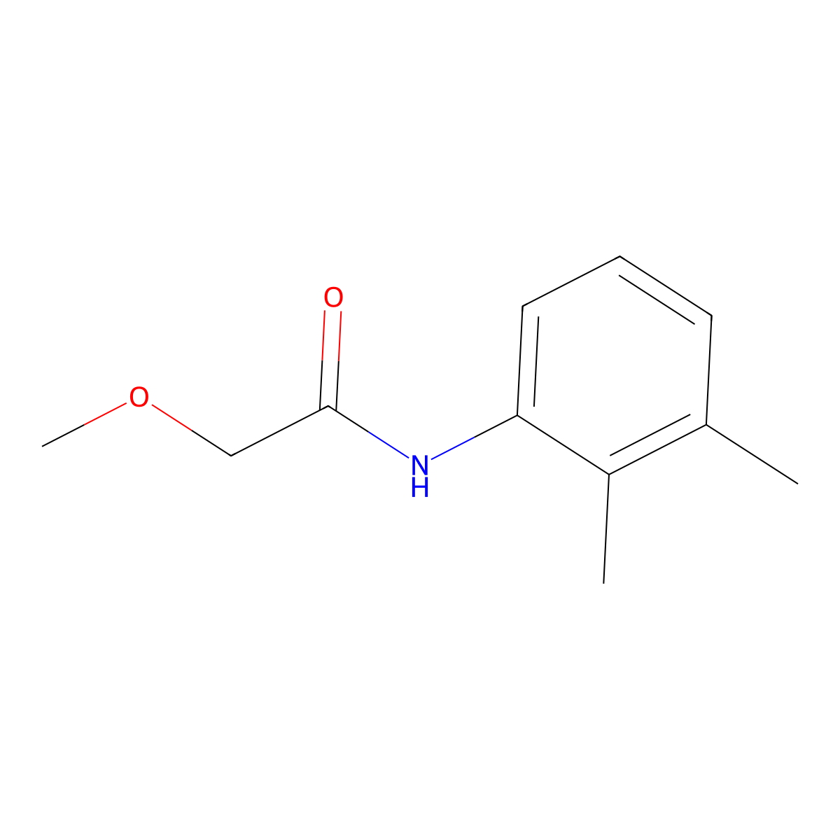 N-(2,3-dimethylphenyl)-2-methoxyacetamide molecular structure, CAS 415691-07-5