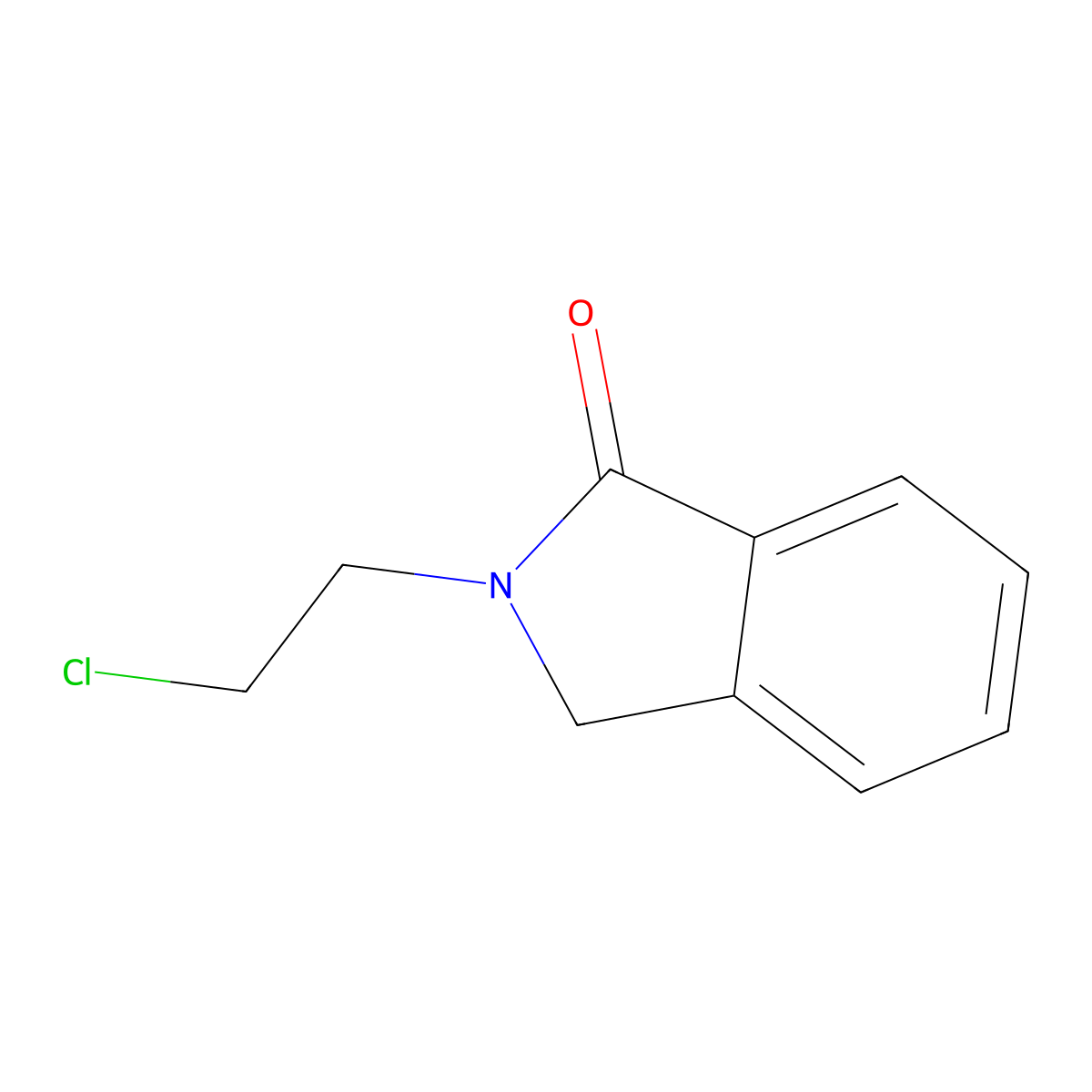 2-(2-Chloroethyl)isoindolin-1-one molecular structure, CAS 41575-23-9