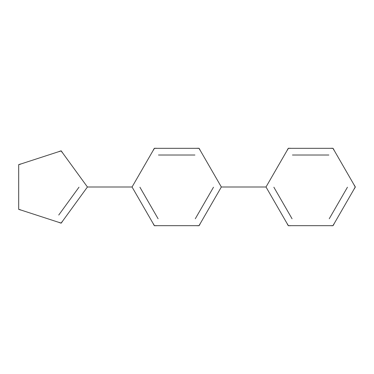 4-(Cyclopent-1-en-1-yl)-1,1'-biphenyl molecular structure, CAS 415898-27-0