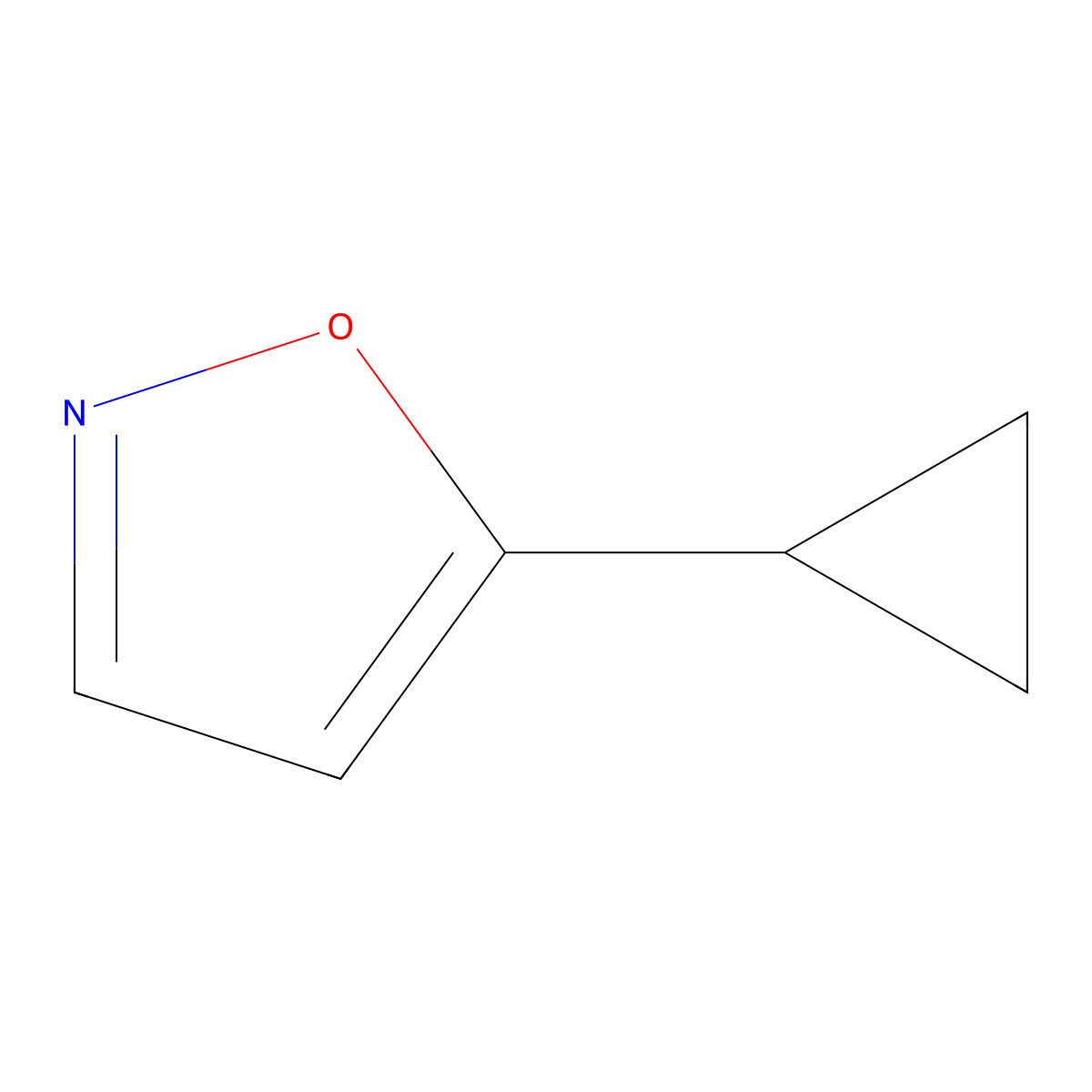 5-cyclopropylIsoxazole molecular structure, CAS 415898-82-7