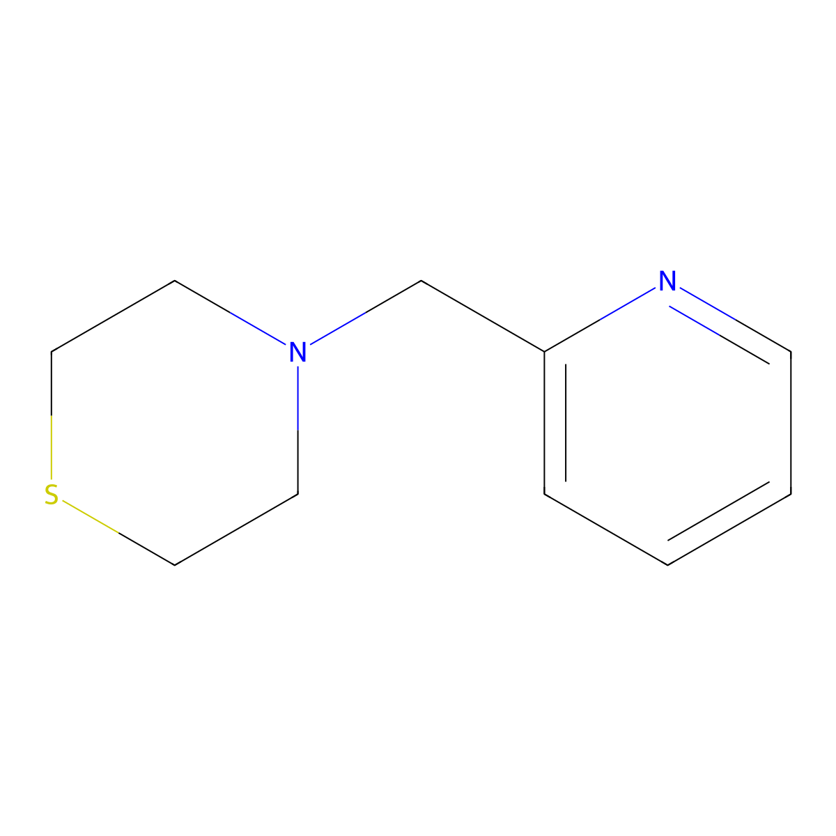 4-(Pyridin-2-ylmethyl)thiomorpholine molecular structure, CAS 415924-42-4
