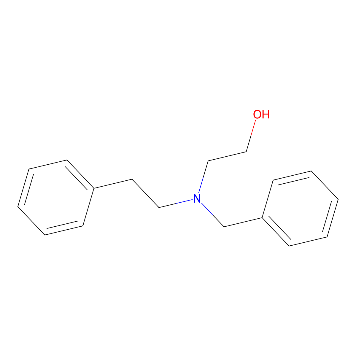 2-[Benzyl(2-phenylethyl)amino]ethanol molecular structure, CAS 415932-36-4