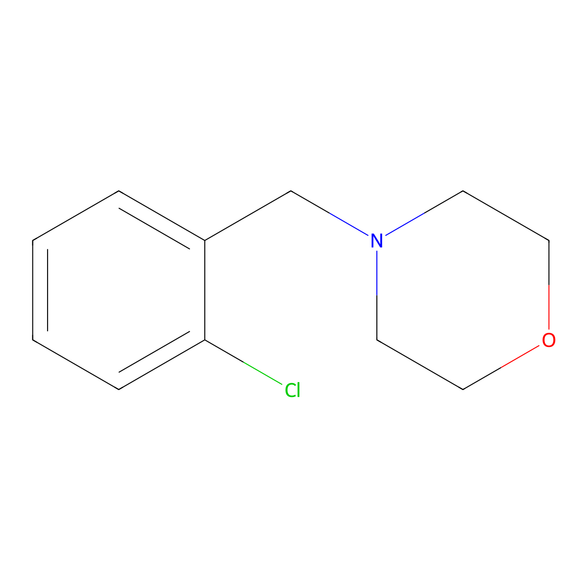 4-(2-Chlorobenzyl)morpholine molecular structure, CAS 415932-72-8