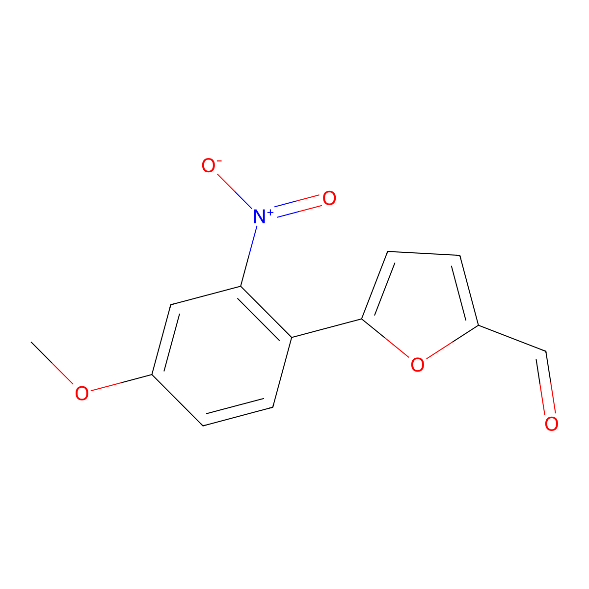 5-(4-Methoxy-2-nitrophenyl)-2-furaldehyde molecular structure, CAS 415943-88-3
