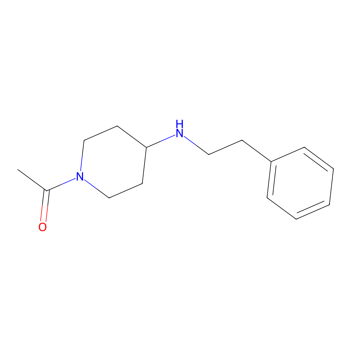 N-(1-acetylpiperid-4-yl)-N-benzylmethylamine molecular structure, CAS 415948-37-7