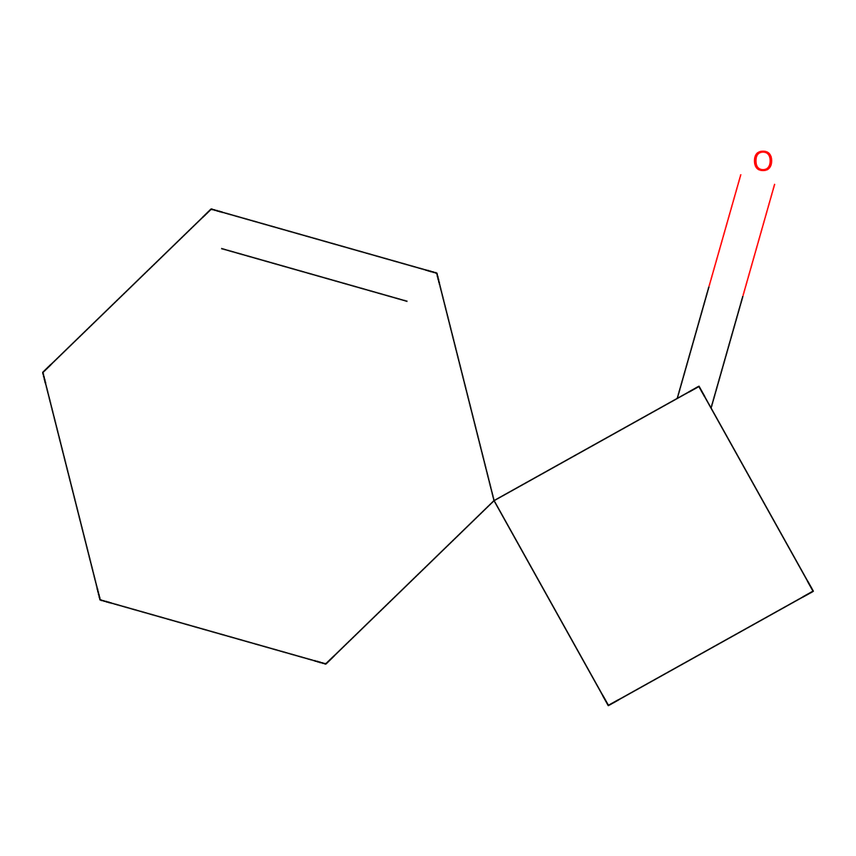 Spiro[3.5]non-5-EN-1-one molecular structure, CAS 41597-04-0
