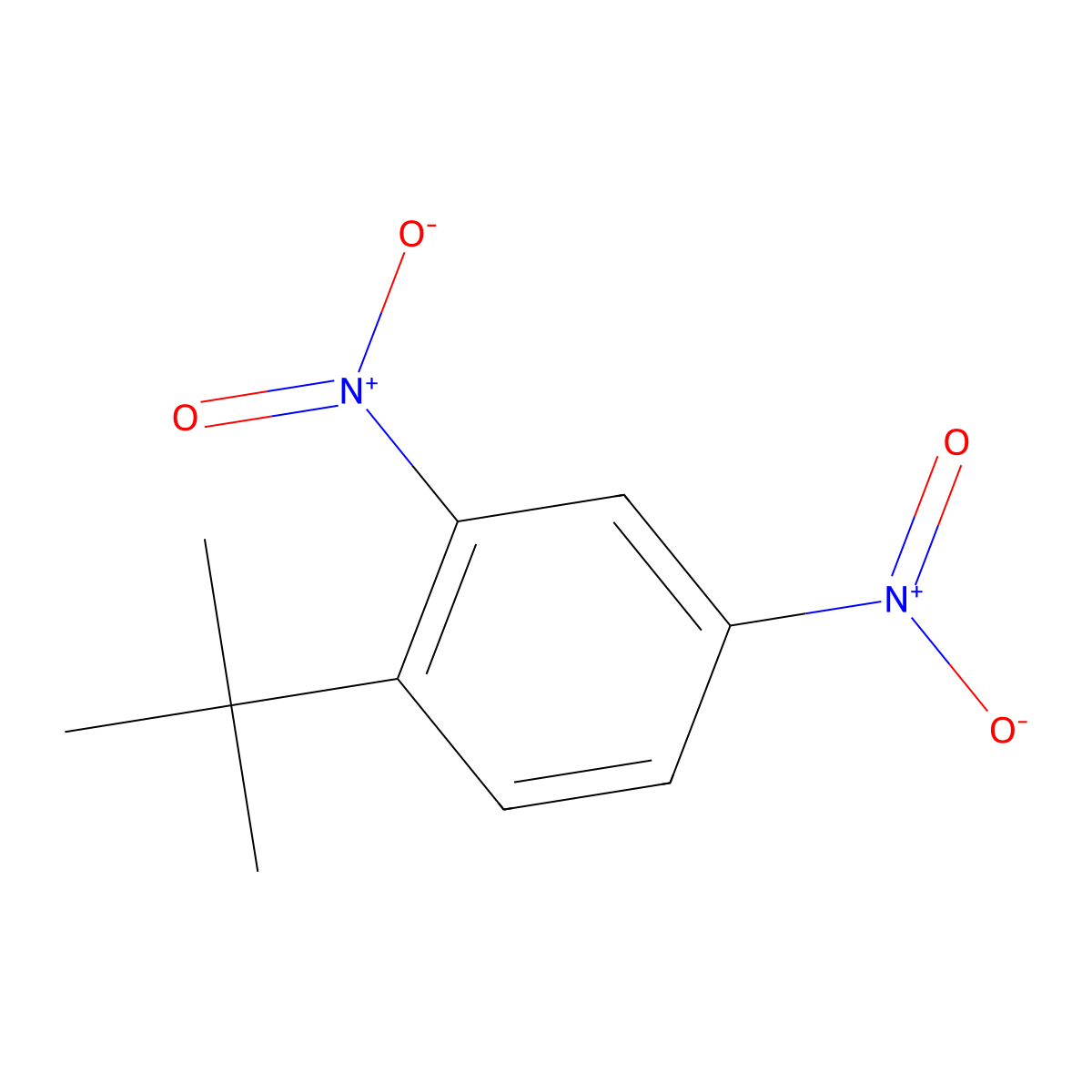 1-Tert-butyl-2,4-dinitrobenzene molecular structure, CAS 4160-54-7