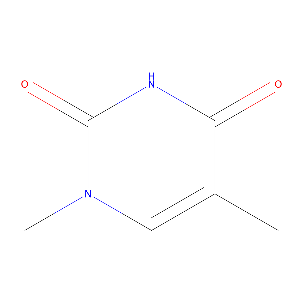 1,5-Dimethyl-2,4(1H,3H)-pyrimidinedione molecular structure, CAS 4160-72-9
