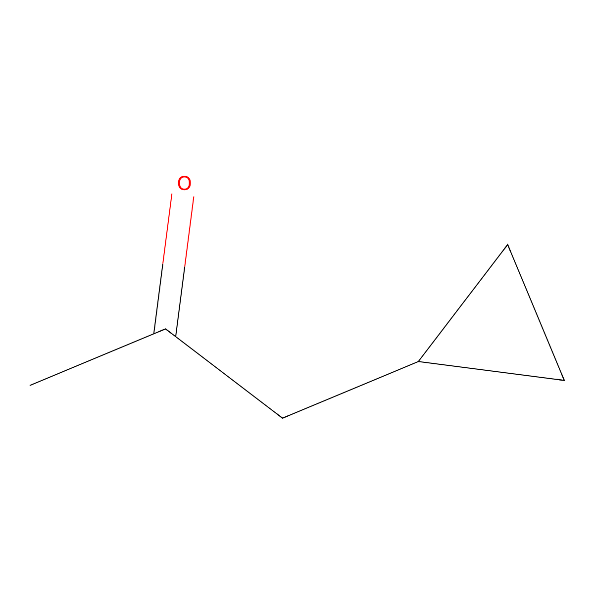 1-Cyclopropylpropan-2-one molecular structure, CAS 4160-75-2