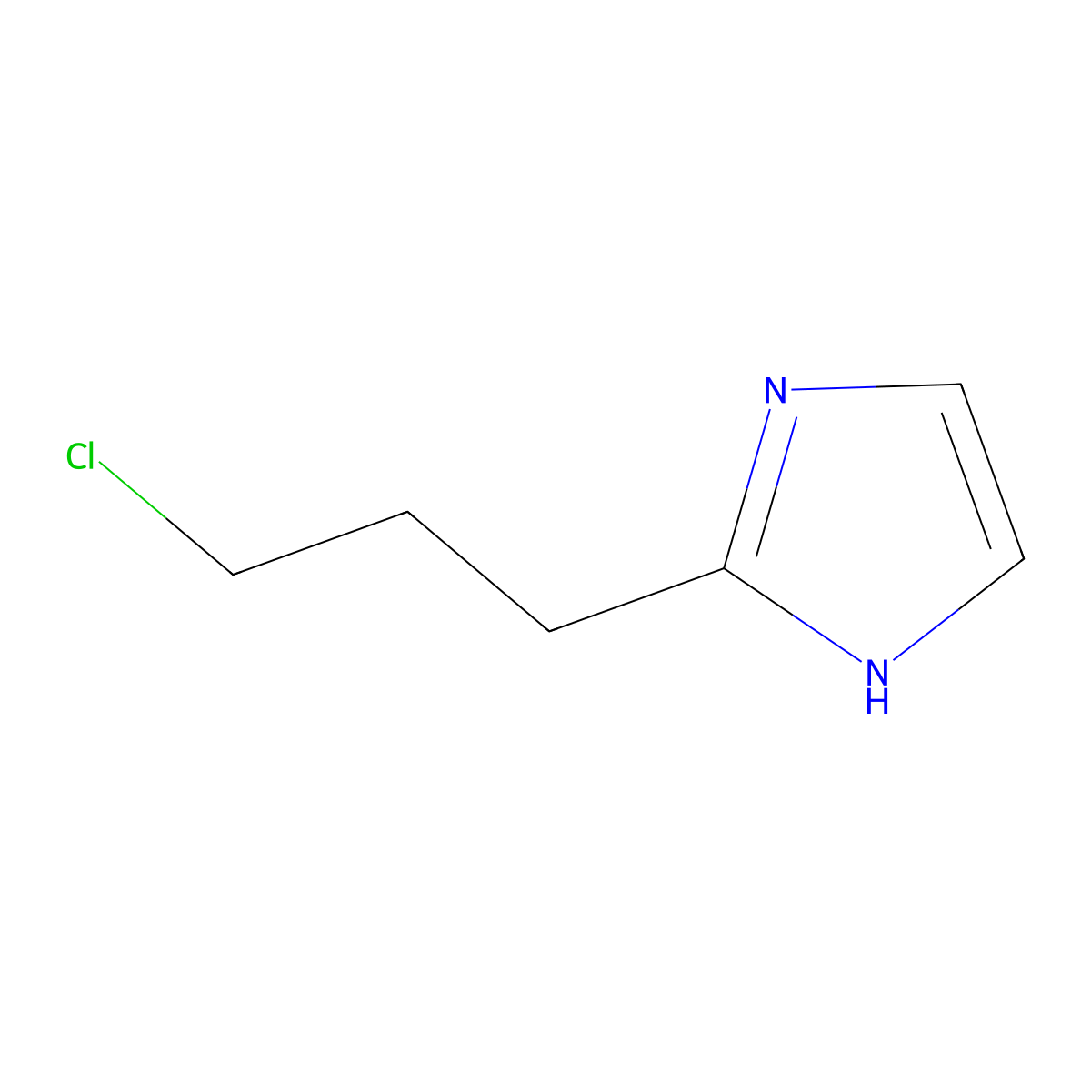 2-(3-Chloropropyl)-1H-imidazole molecular structure, CAS 41604-74-4