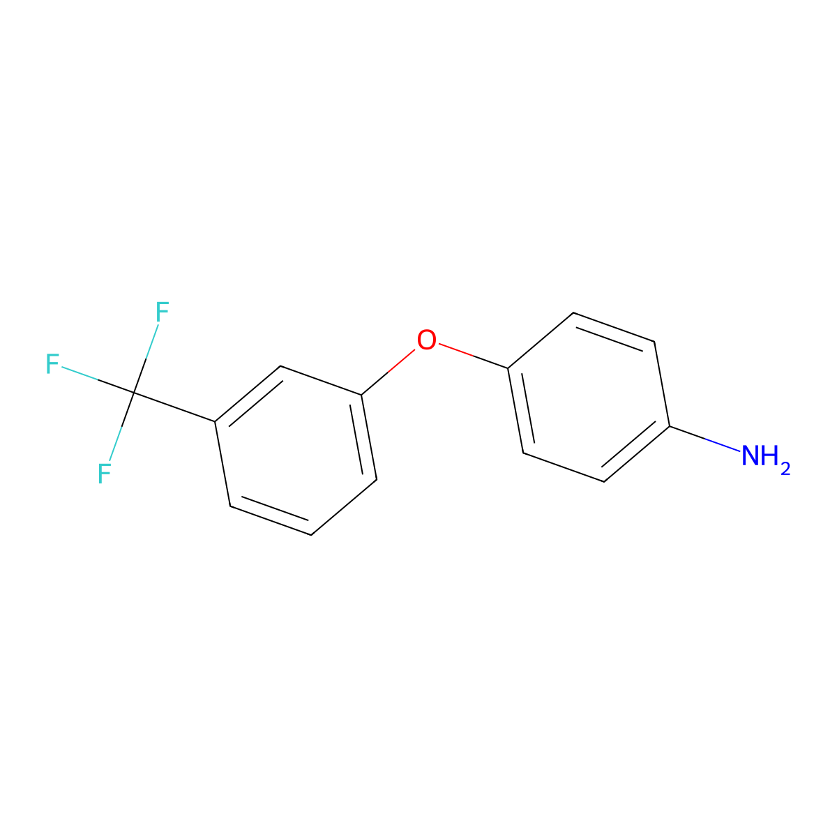 4-(3-(Trifluoromethyl)phenoxy)aniline molecular structure, CAS 41605-31-6