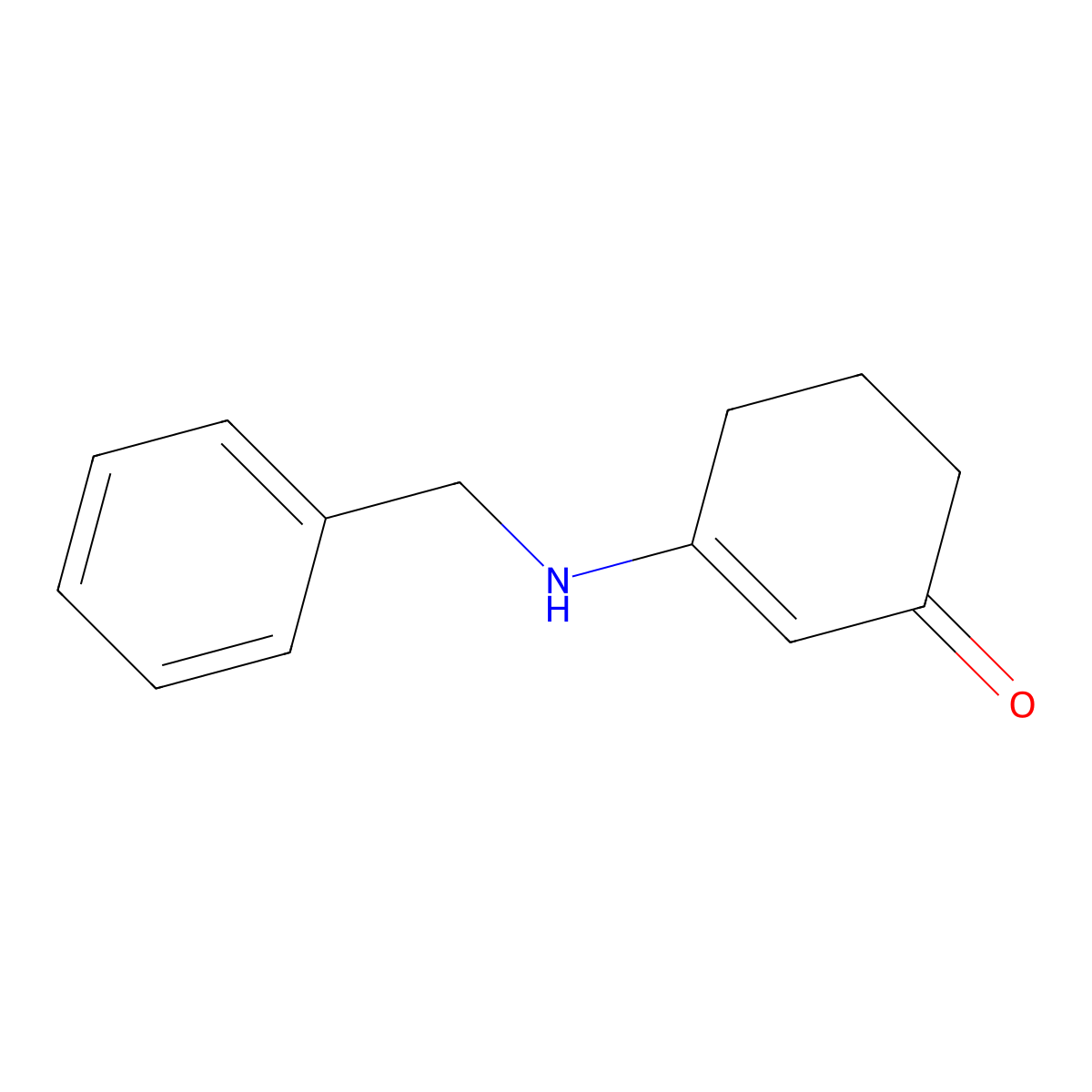 3-(Benzylamino)cyclohex-2-en-1-one molecular structure, CAS 41609-04-5