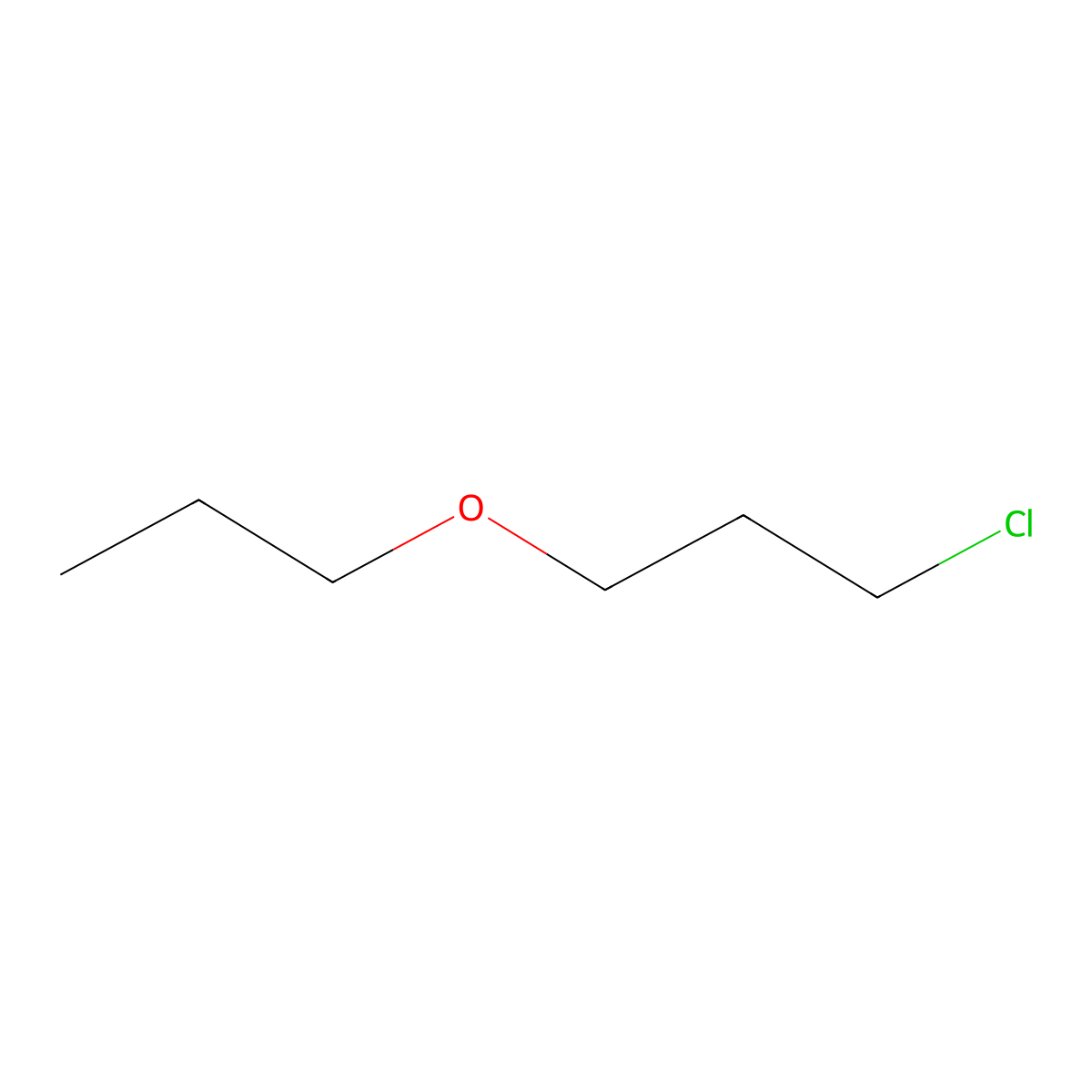 1-Chloro-3-propoxypropane molecular structure, CAS 4161-23-3