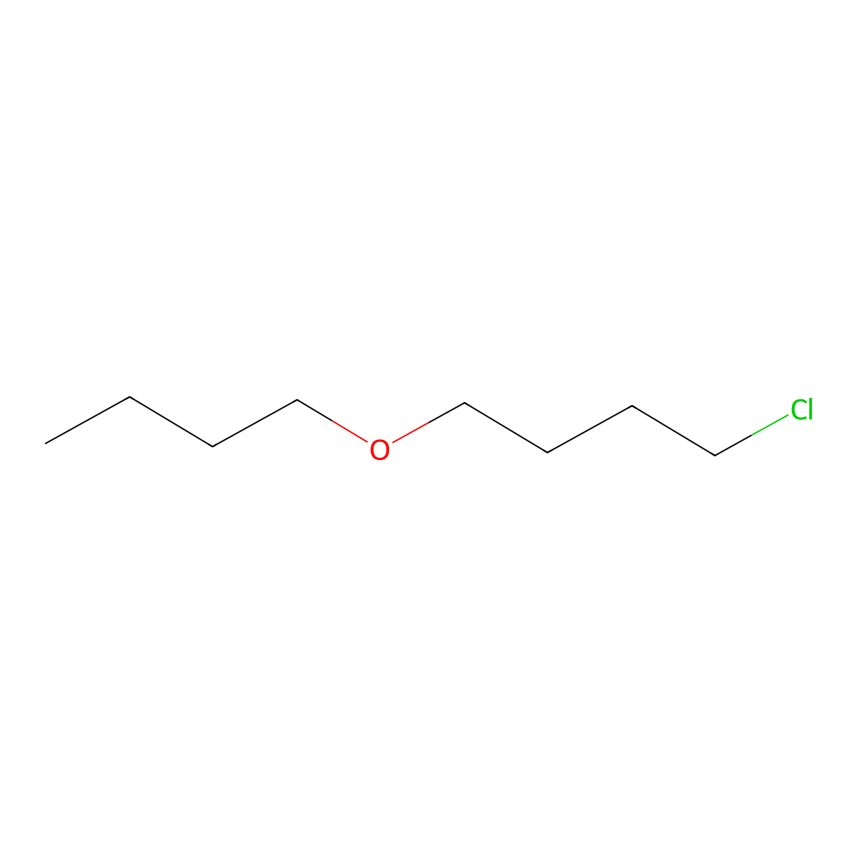 1-Butoxy-4-chlorobutane molecular structure, CAS 4161-25-5
