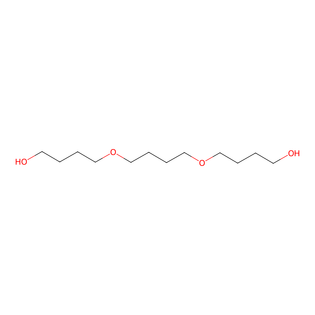 1-Butanol, 4,4'-(1,4-butanediylbis(oxy))bis- molecular structure, CAS 4161-33-5