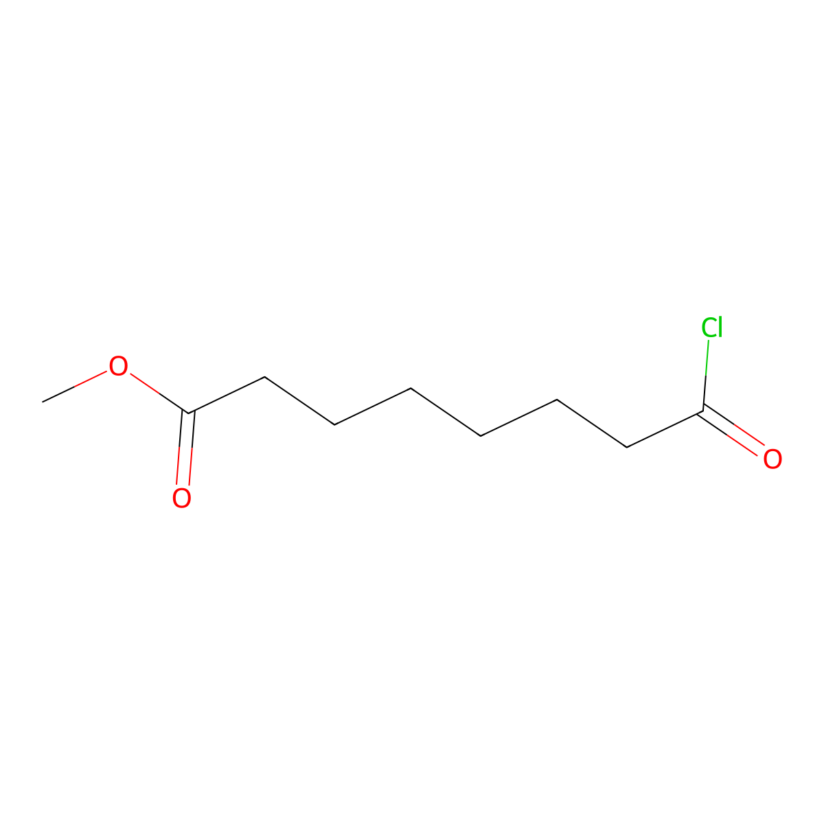 Methyl 8-chloro-8-oxooctanoate molecular structure, CAS 41624-92-4