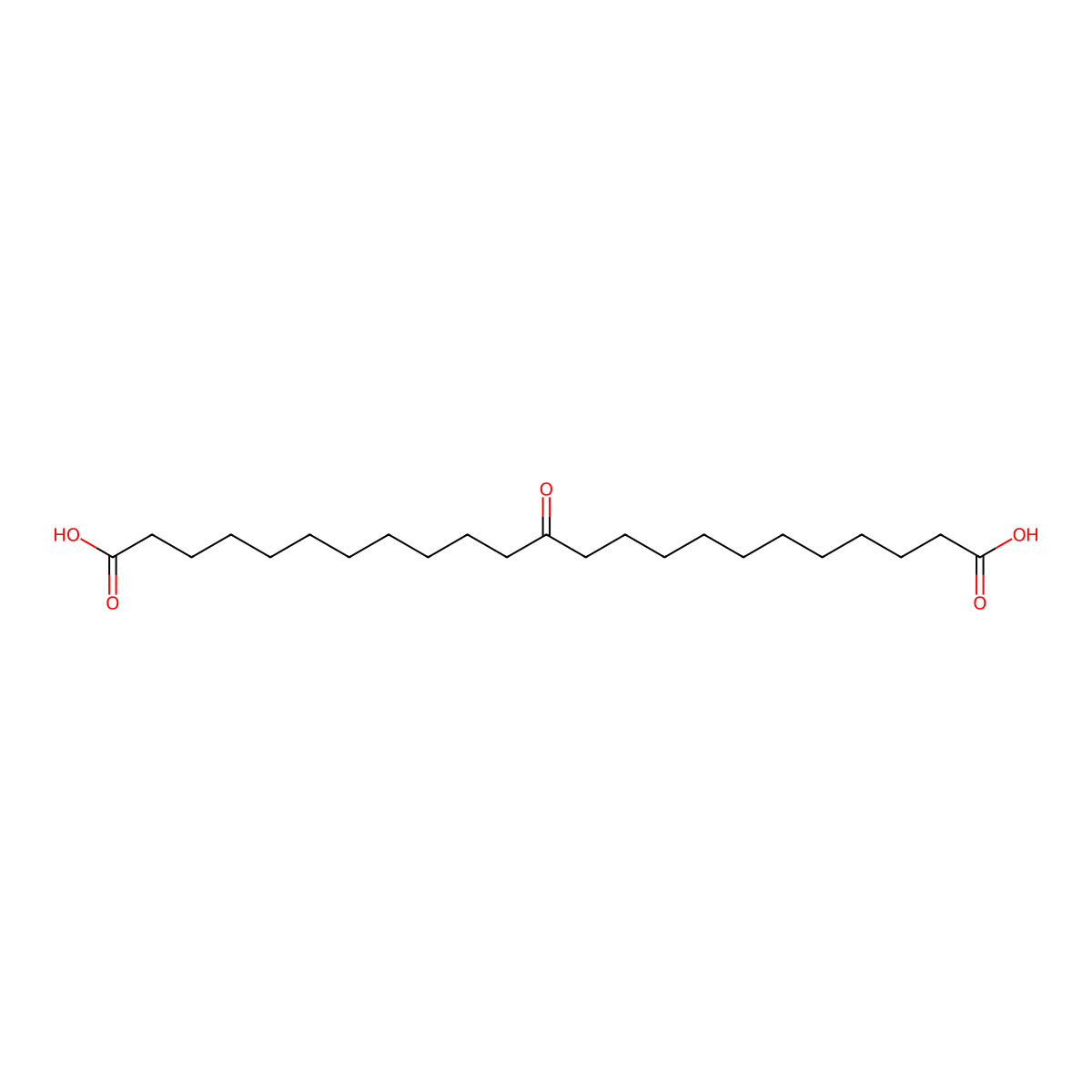 12-Oxotricosanedioic Acid molecular structure, CAS 41625-06-3