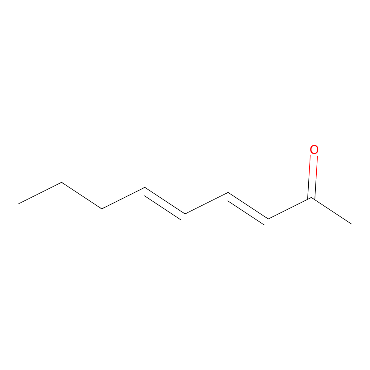 Nona-3,5-dien-2-one molecular structure, CAS 41628-40-4
