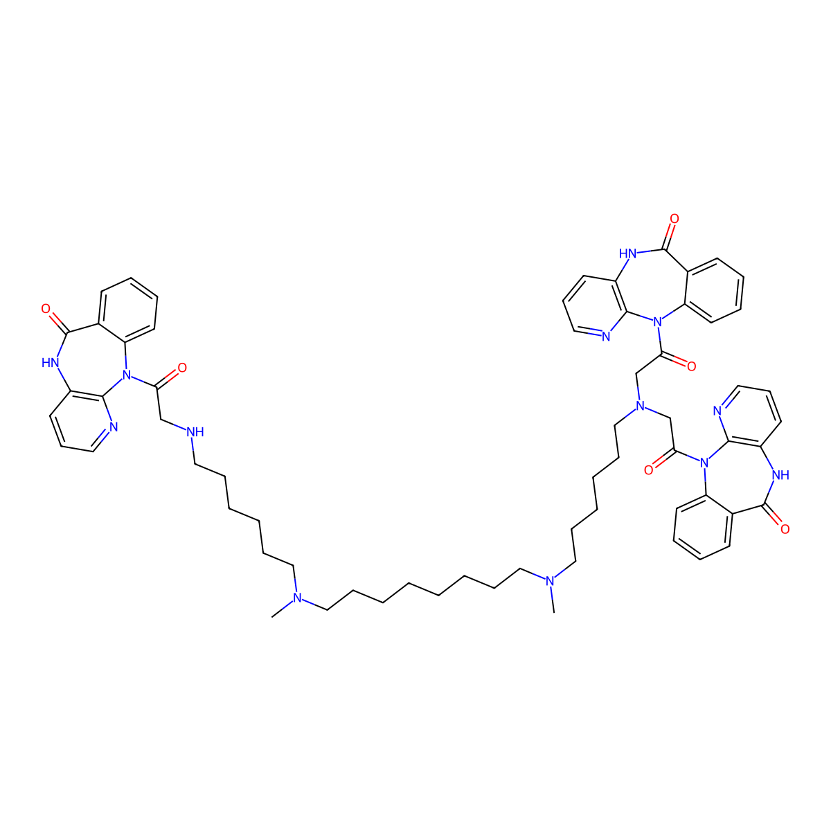 Tripitramine molecular structure, CAS 41631-13-4