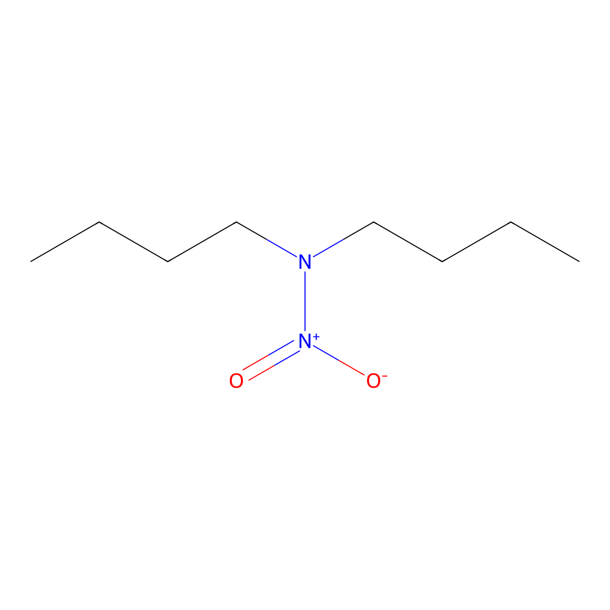 N-Butyl-N-nitro-1-butanamine molecular structure, CAS 4164-31-2