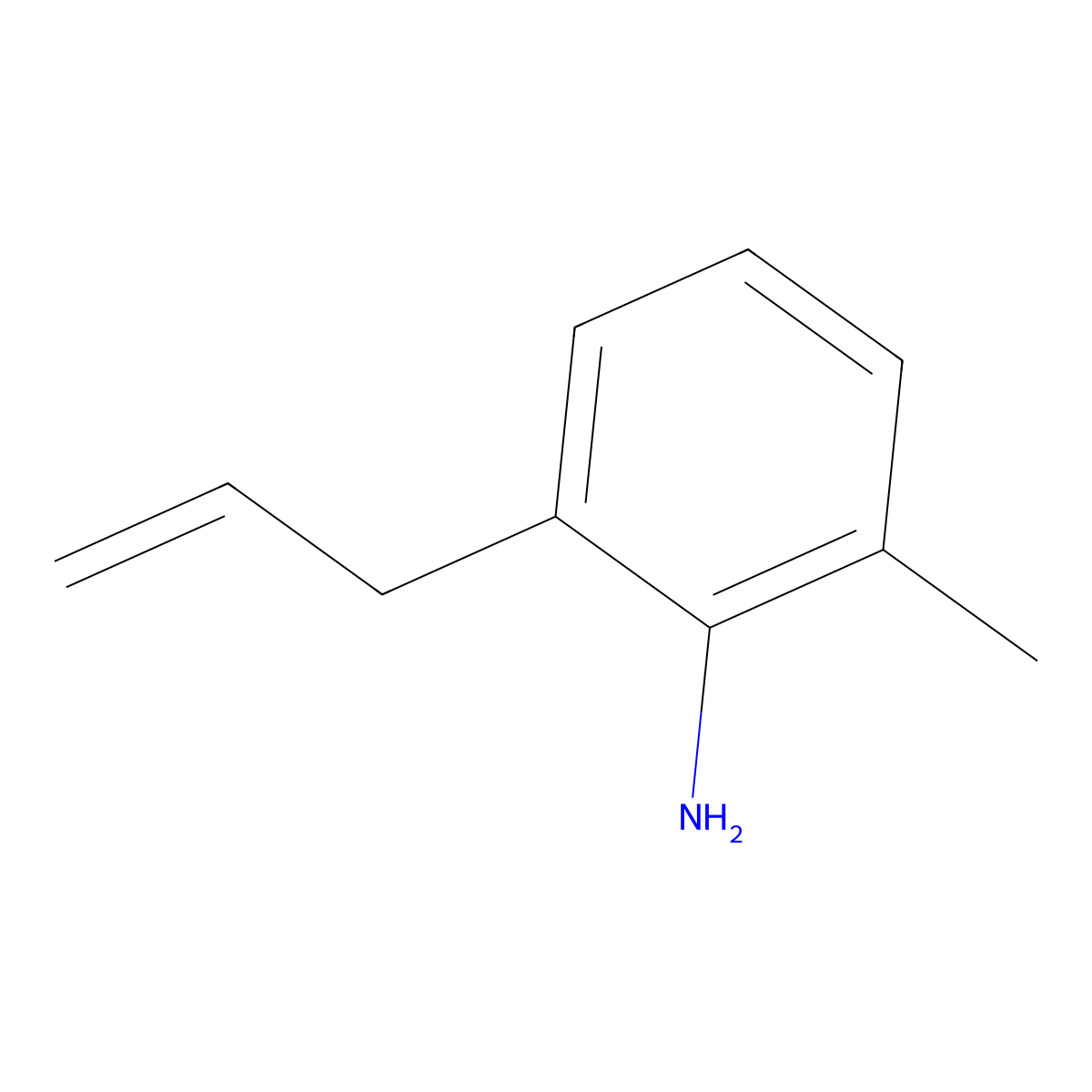 2-Allyl-6-methylaniline molecular structure, CAS 41652-79-3