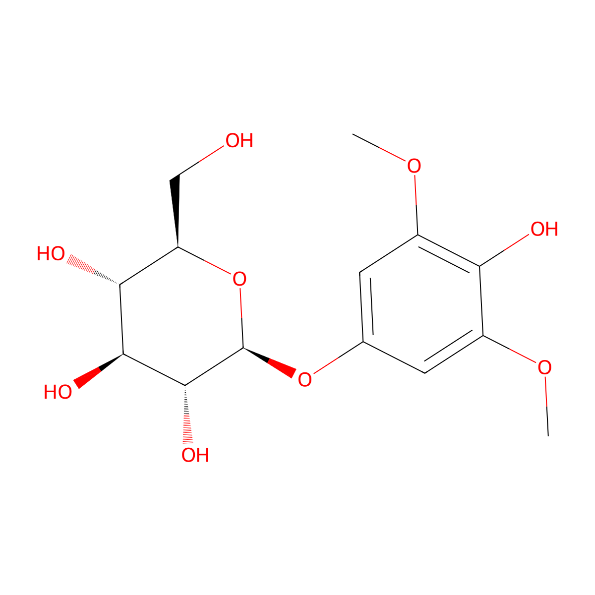 Koaburaside molecular structure, CAS 41653-73-0