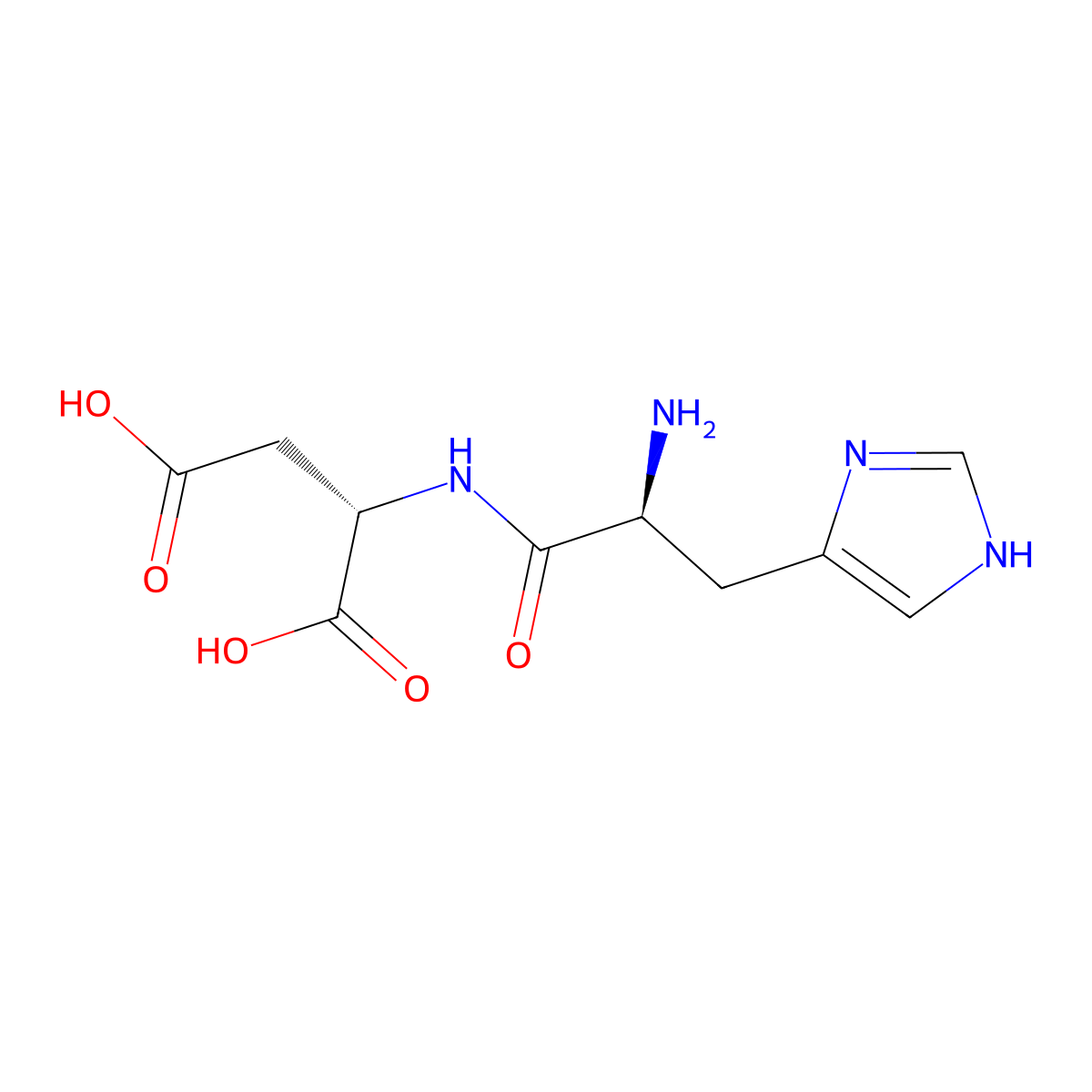 His-Asp molecular structure, CAS 41658-60-0