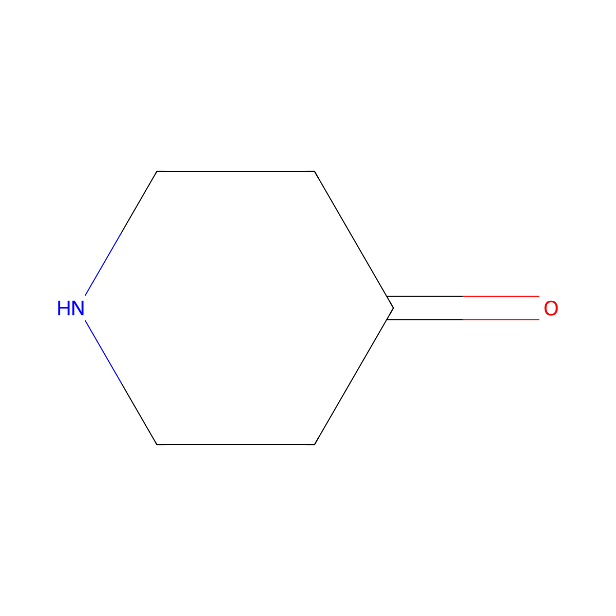 4-Piperidone molecular structure, CAS 41661-47-6