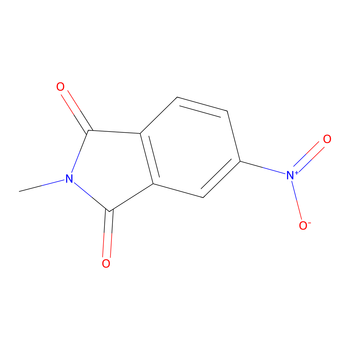 4-Nitro-N-methylphthalimide molecular structure, CAS 41663-84-7