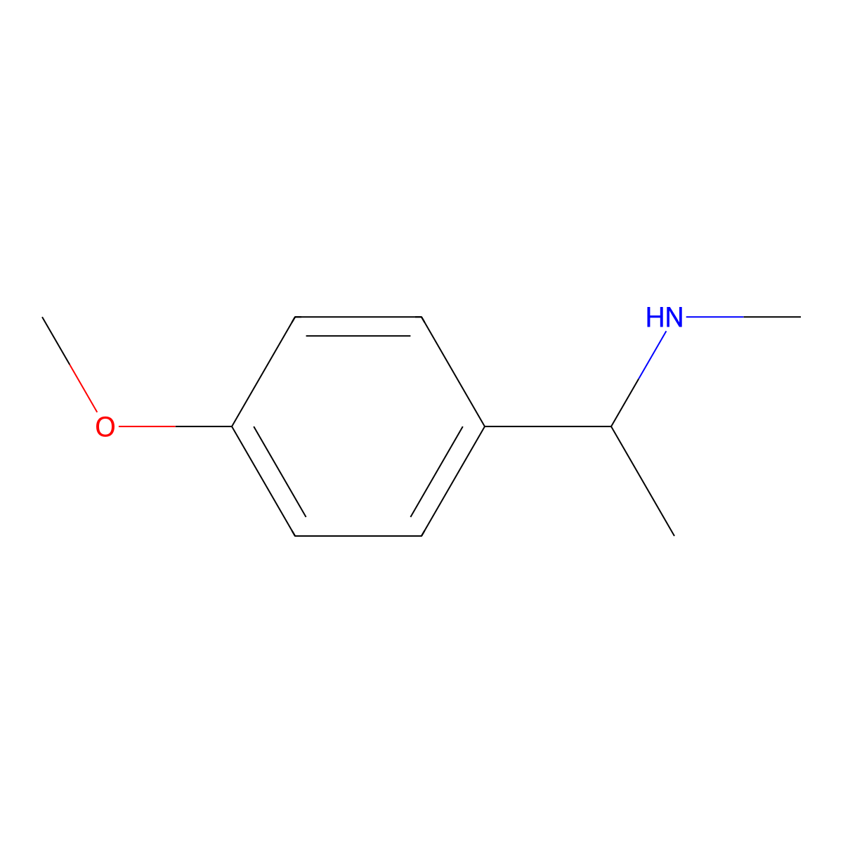 [1-(4-Methoxyphenyl)ethyl](methyl)amine molecular structure, CAS 41684-13-3