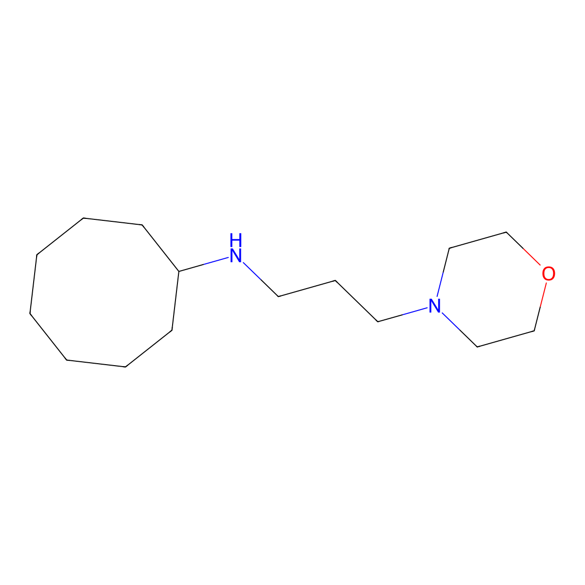 N-(3-morpholin-4-ylpropyl)cyclooctanamine molecular structure, CAS 416865-31-1