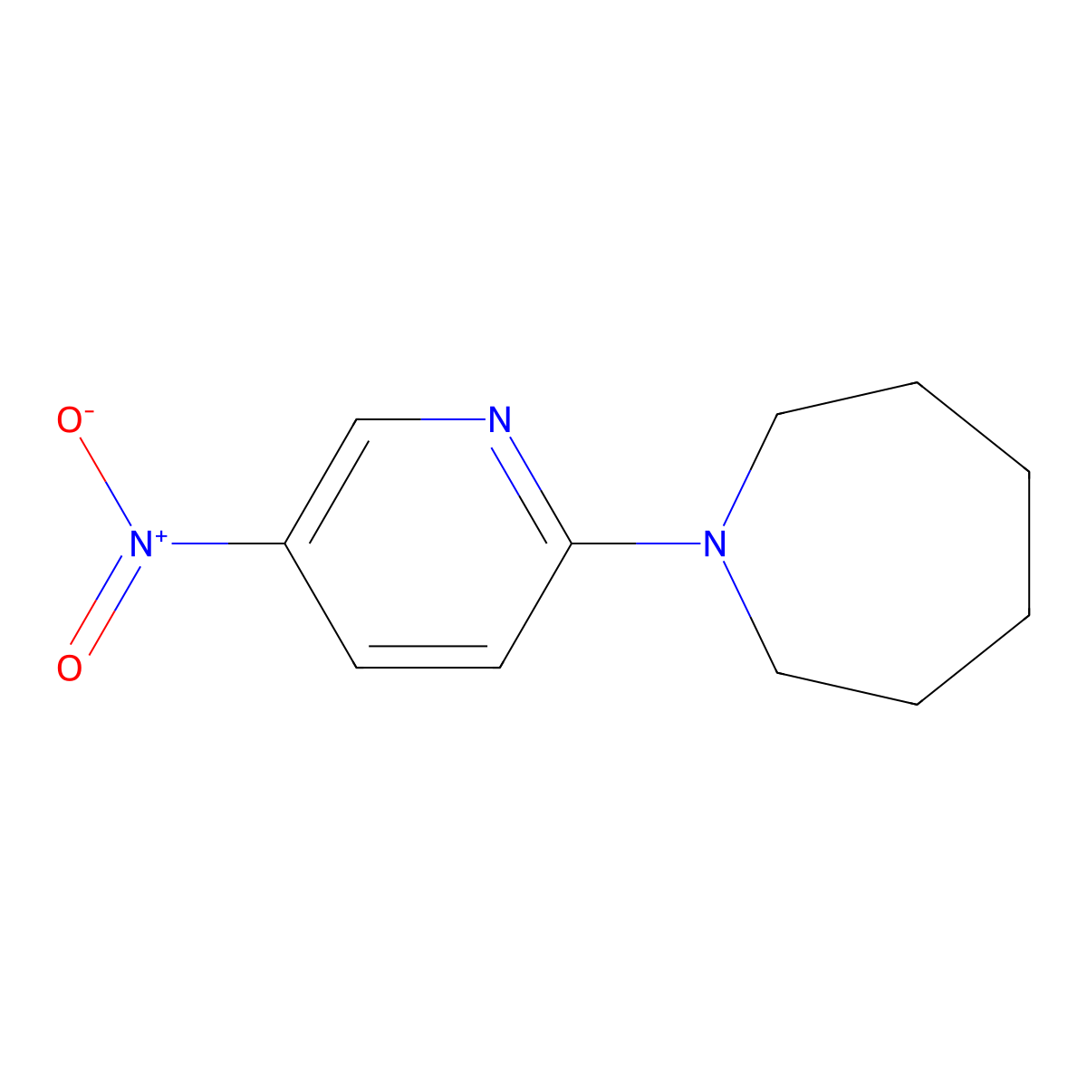1-(5-Nitropyridin-2-yl)azepane molecular structure, CAS 416885-10-4