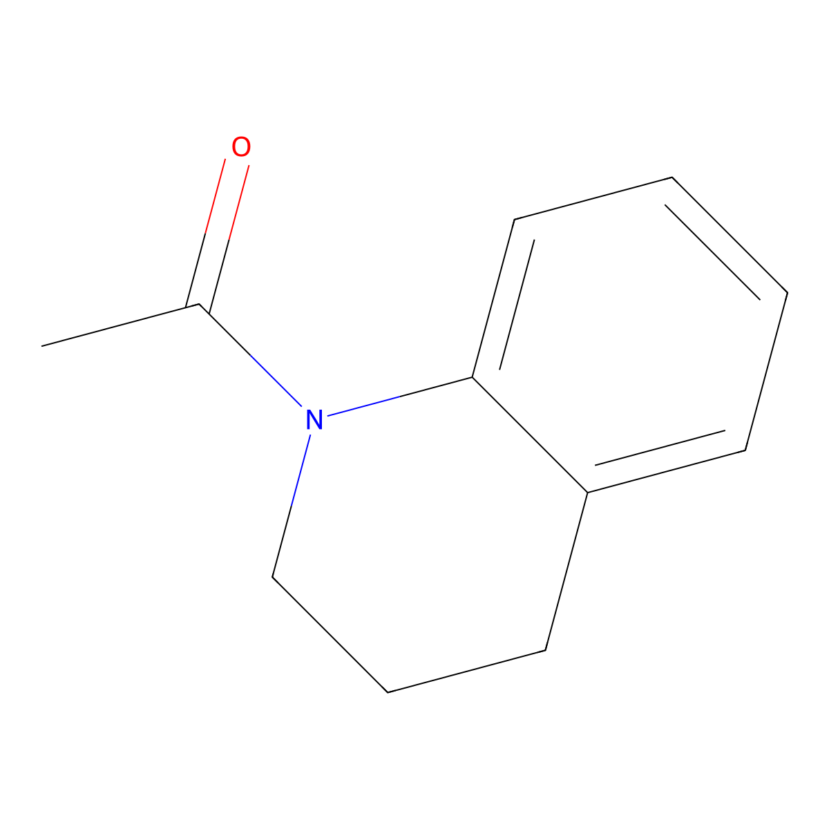 1-(1,2,3,4-Tetrahydroquinolin-1-yl)ethan-1-one molecular structure, CAS 4169-19-1
