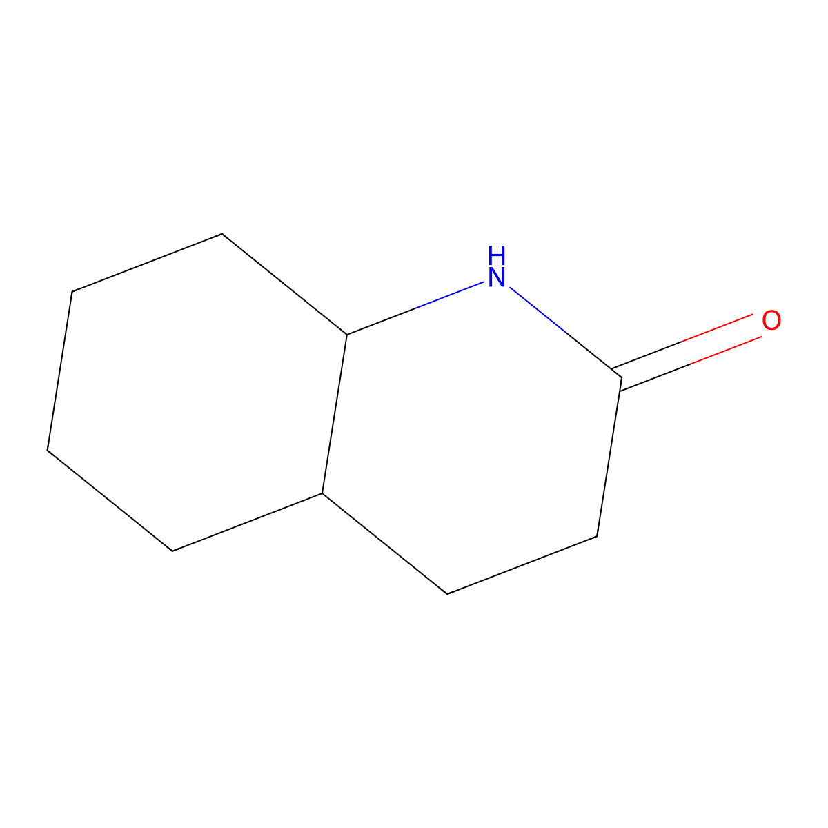 Octahydro-2(1H)-quinolinone molecular structure, CAS 4169-27-1