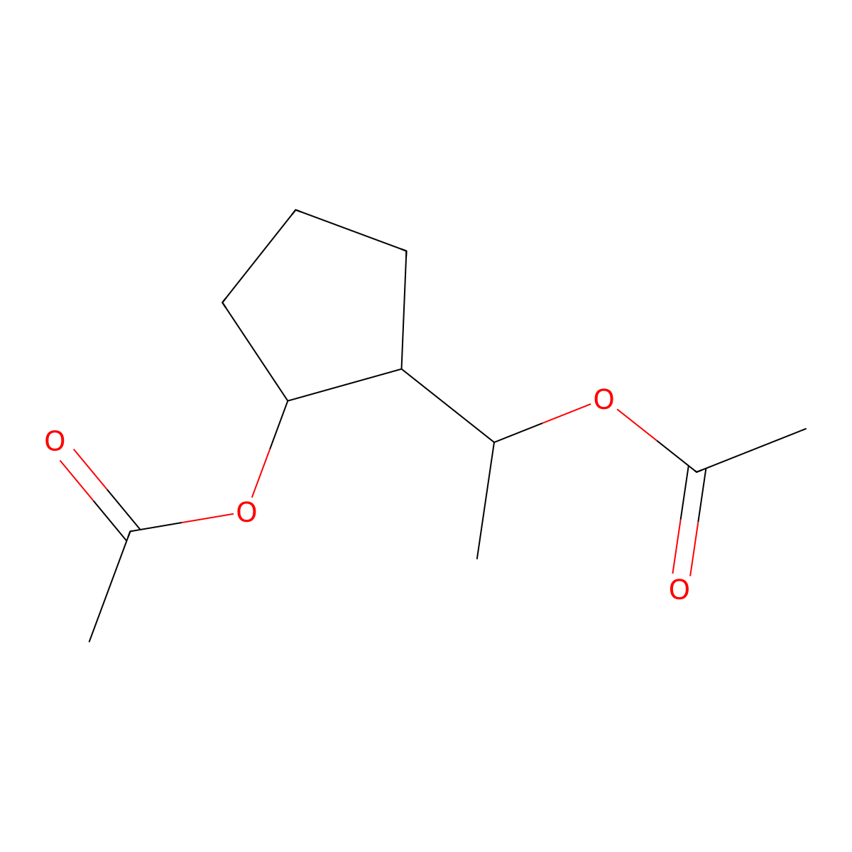 1-[2-(Acetyloxy)cyclopentyl]ethyl acetate molecular structure, CAS 41692-58-4