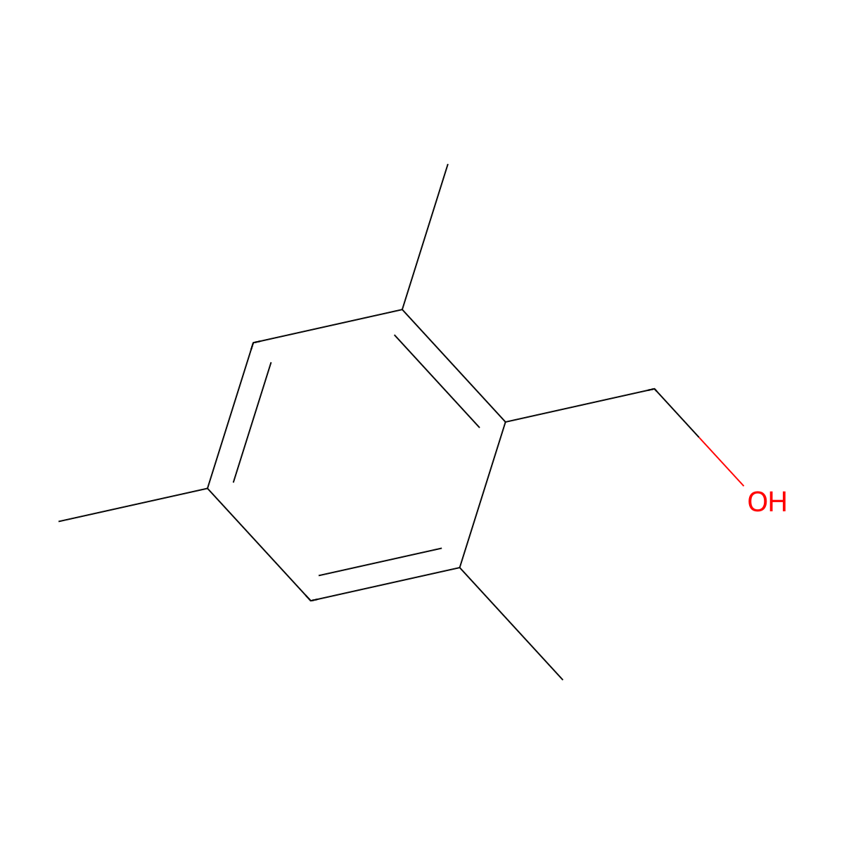 2,4,6-Trimethylbenzyl alcohol molecular structure, CAS 4170-90-5