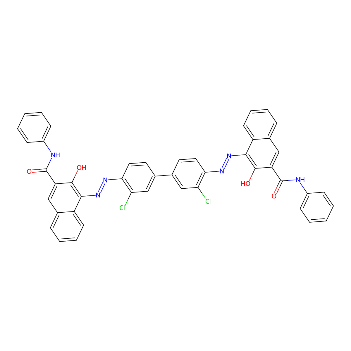 Chlordiane blue molecular structure, CAS 41709-76-6