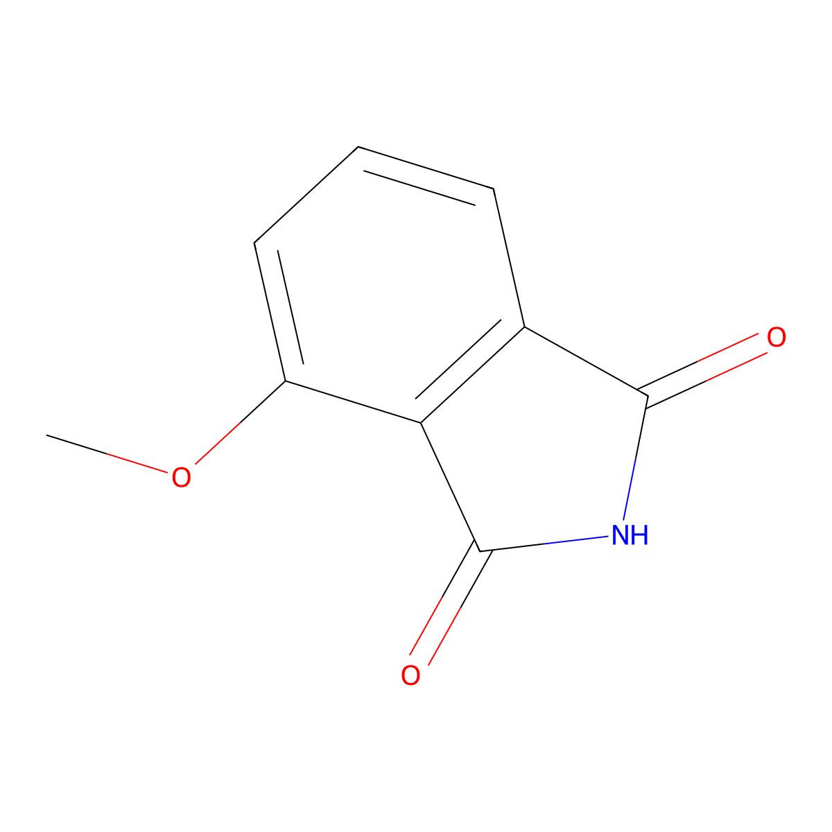 4-Methoxyisoindoline-1,3-dione molecular structure, CAS 41709-83-5