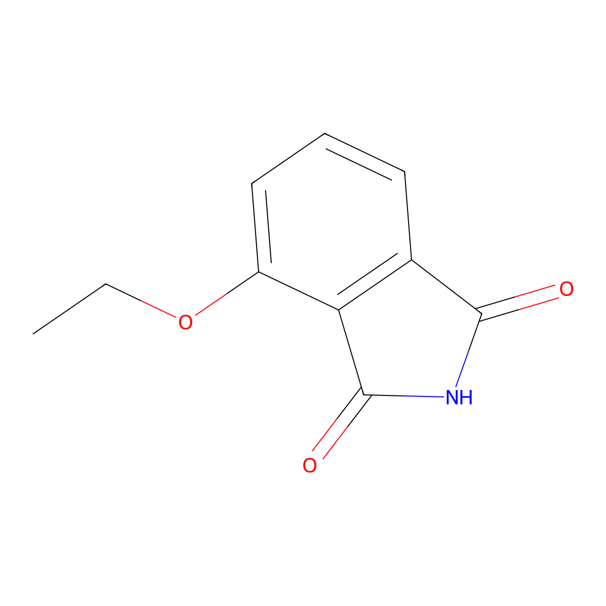 4-ethoxy-2,3-dihydro-1H-isoindole-1,3-dione molecular structure, CAS 41709-84-6