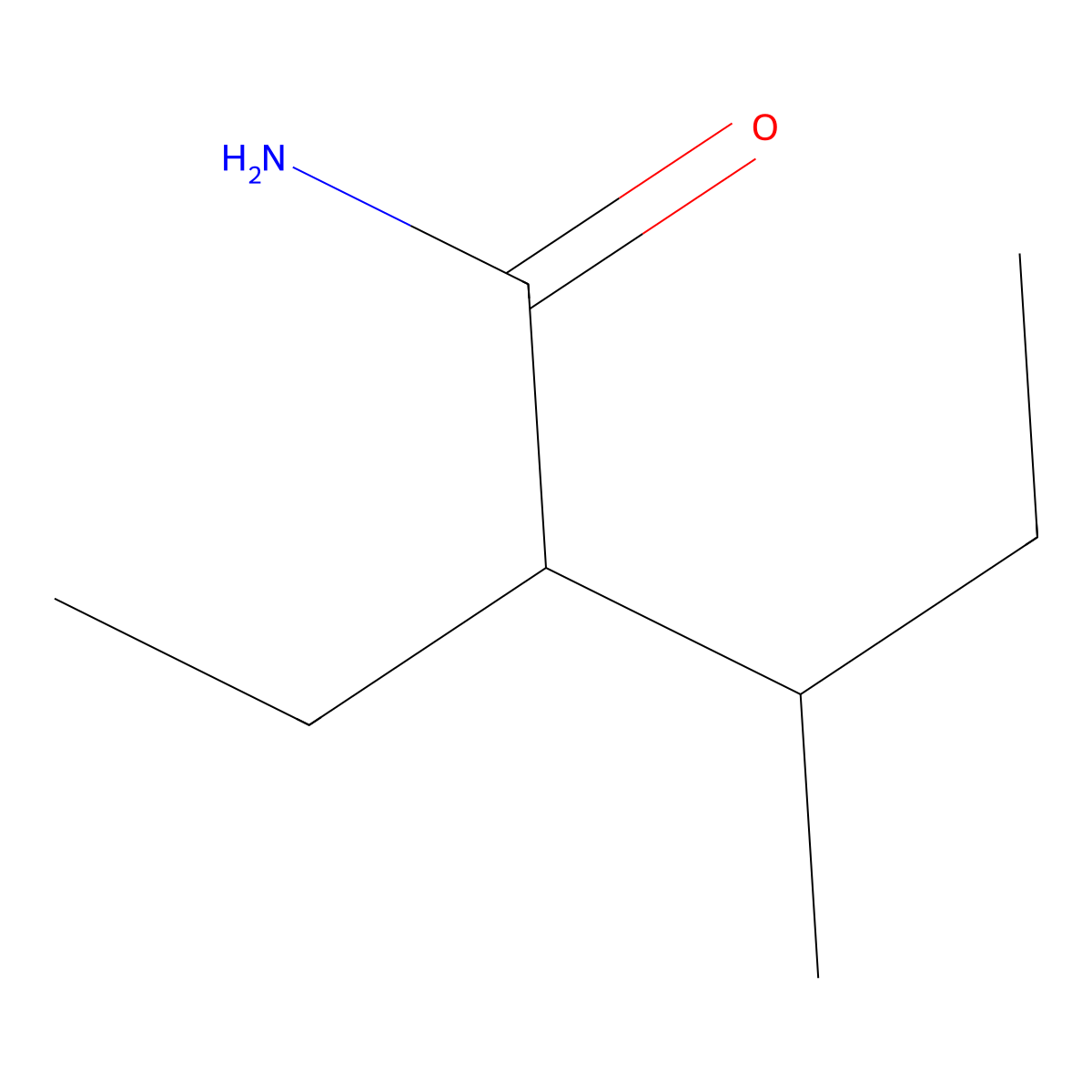 Valnoctamide molecular structure, CAS 4171-13-5
