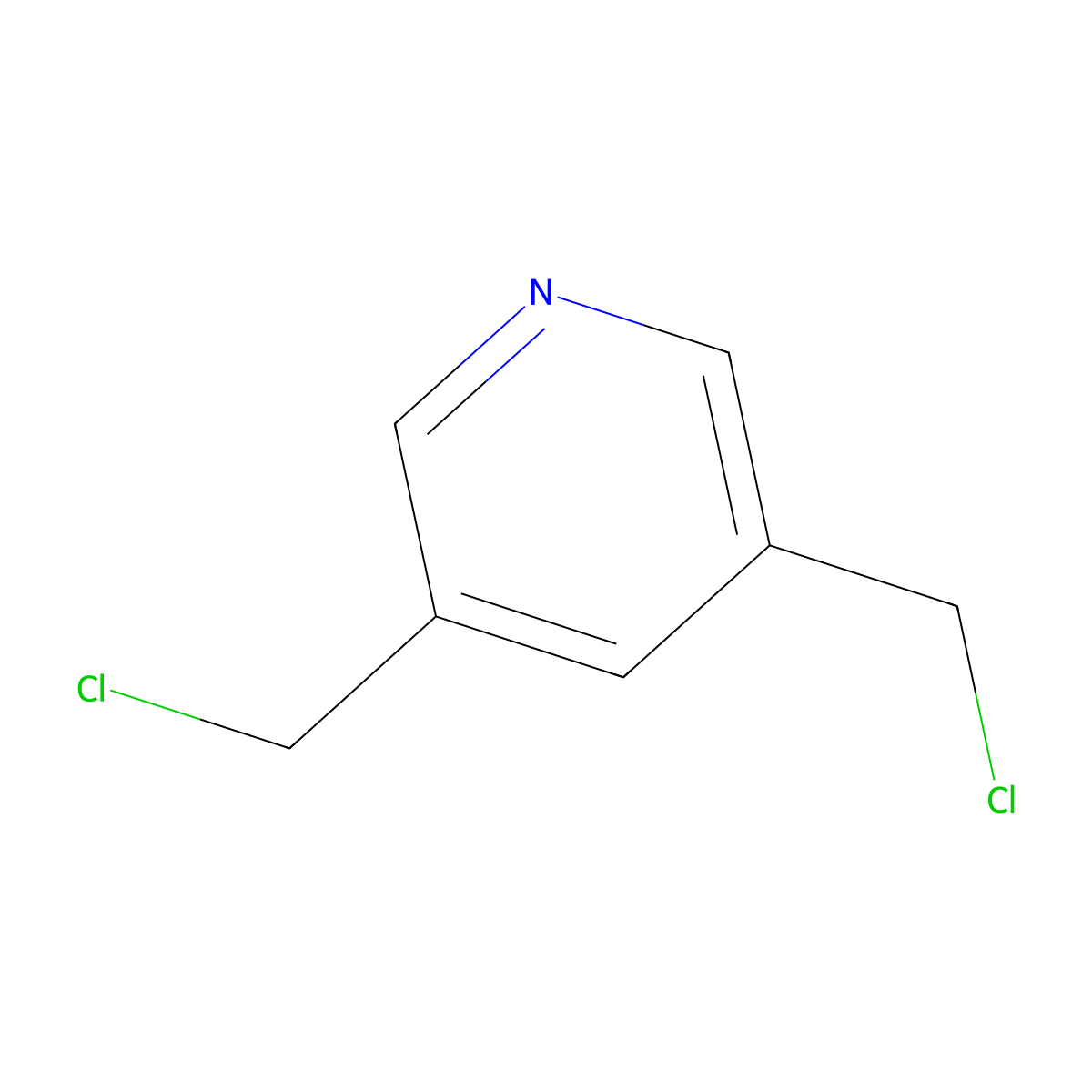 3,5-Bis(chloromethyl)pyridine molecular structure, CAS 41711-38-0
