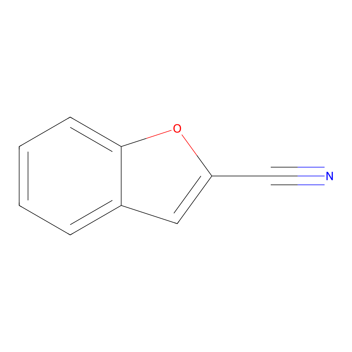 2-Benzofurancarbonitrile molecular structure, CAS 41717-32-2