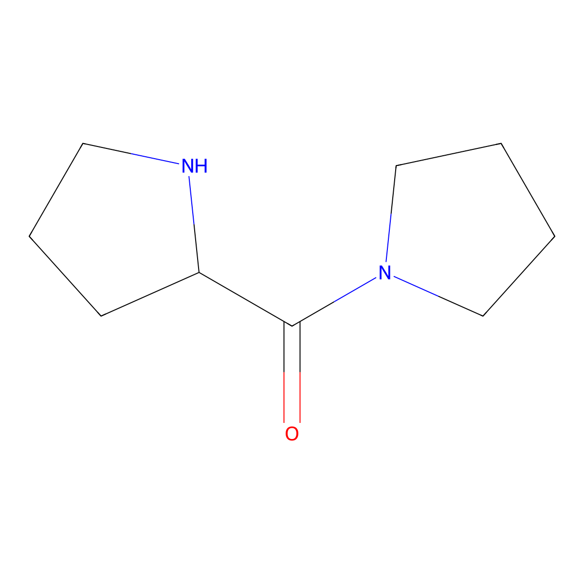 (S)-pyrrolidin-1-yl(pyrrolidin-2-yl)methanone molecular structure, CAS 41721-00-0
