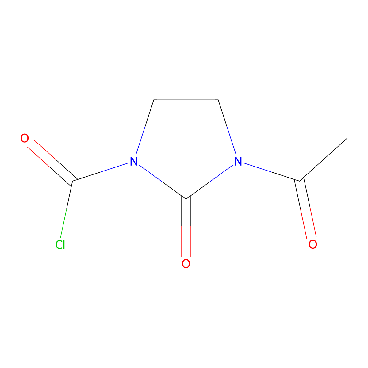 3-Acetyl-1-Chlorocarbonyl-2-Imidazolidone molecular structure, CAS 41730-71-6