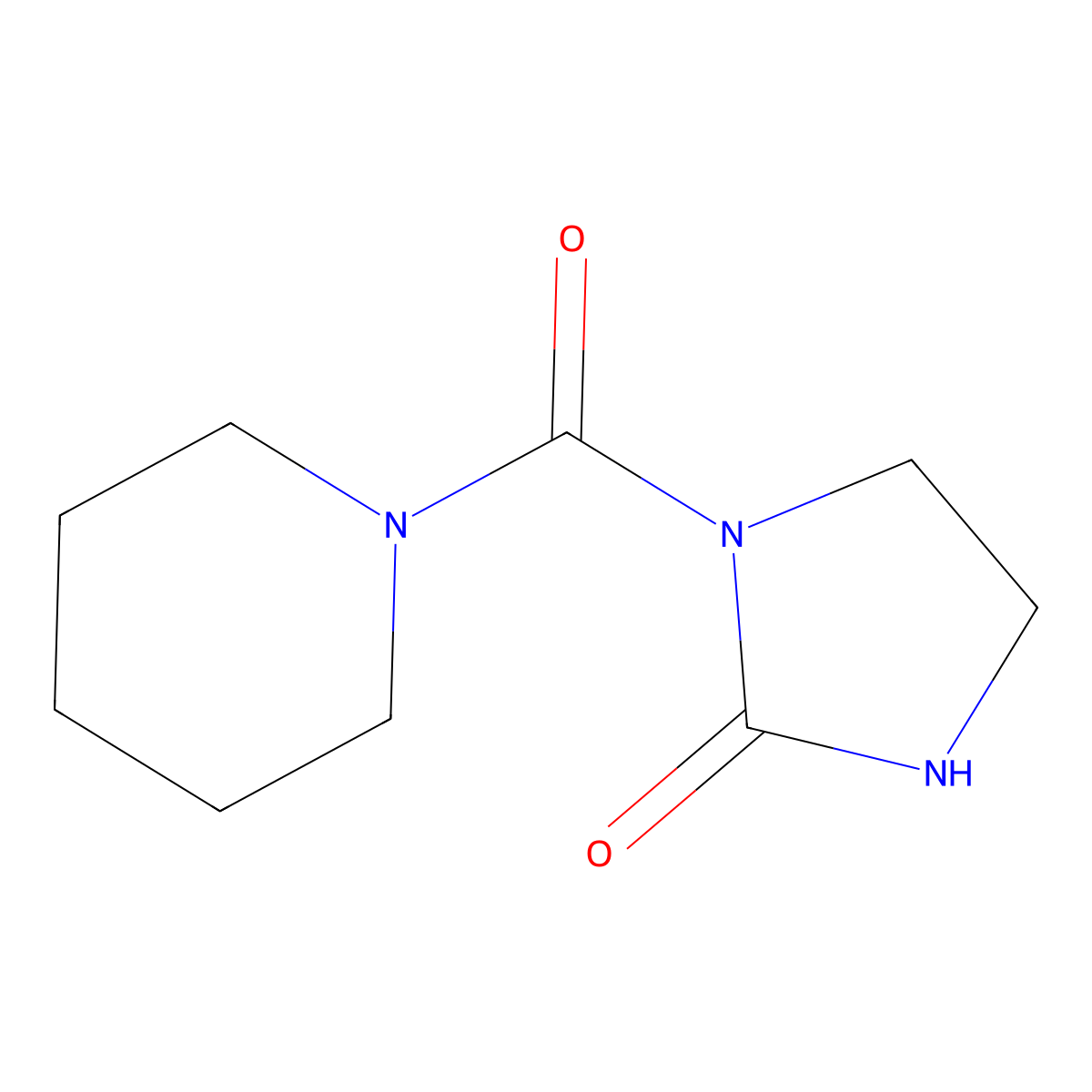 1-(Piperidine-1-carbonyl)imidazolidin-2-one molecular structure, CAS 41730-93-2