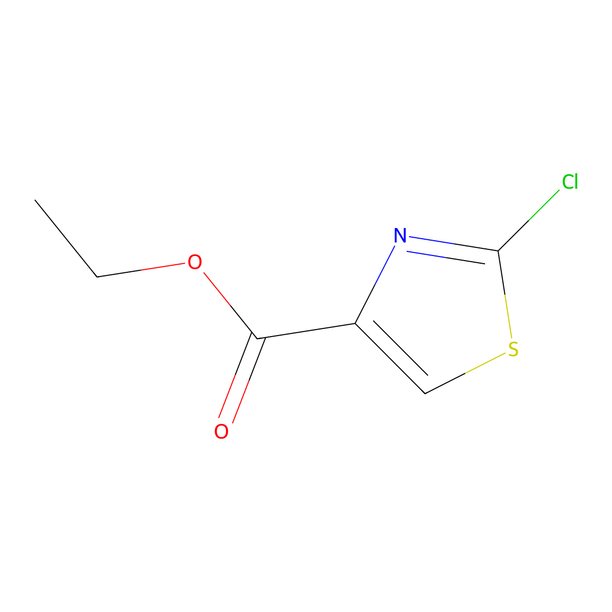 Ethyl 2-chlorothiazole-4-carboxylate molecular structure, CAS 41731-52-6