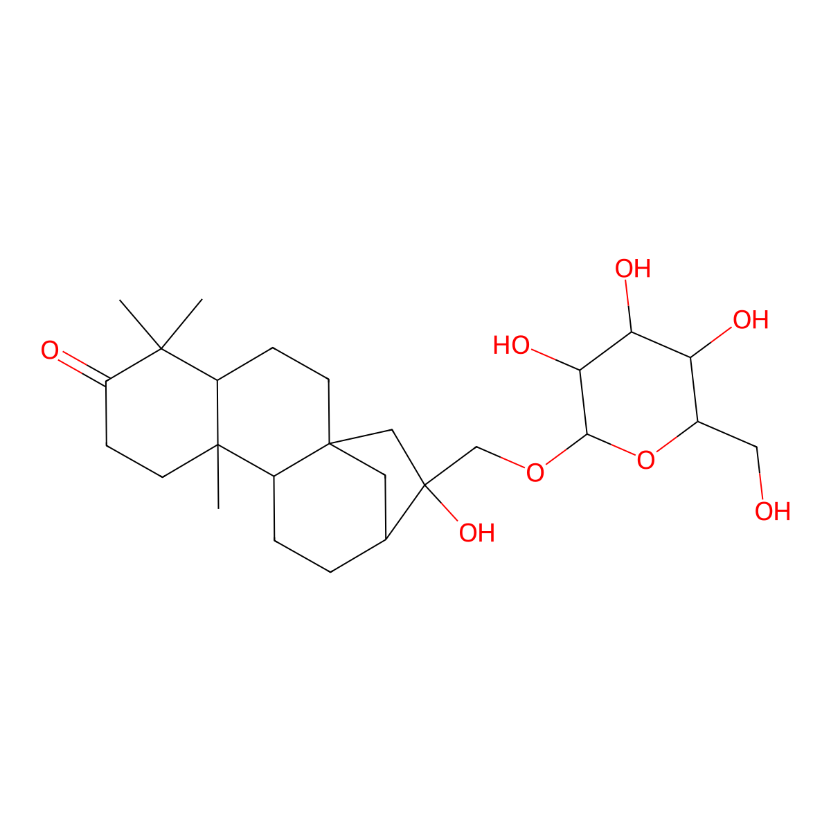 Sugeroside molecular structure, CAS 41743-57-1